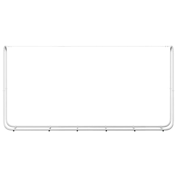 vidaXL Stalak za drva za ogrjev 300x25x150 cm Pocinčani čelik