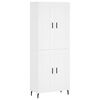 vidaXL Visoka komoda bijela 69,5x34x180 cm konstruirano drvo