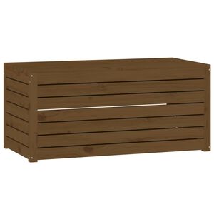 vidaXL Vrtna kutija boja meda 101 x 50,5 x 46,5 cm od masivne borovine