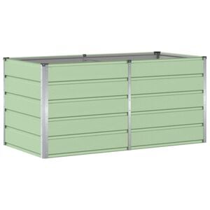 vidaXL Sadilica Zelena 160 x 80 x 75 cm Čelik