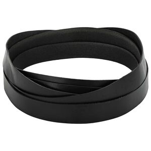 vidaXL Kožni Remen 1 Crna 500 x 4 cm Koža