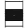 vidaXL Noćni ormarići zidni 2 kom crni 35x30x51 cm konstruirano drvo