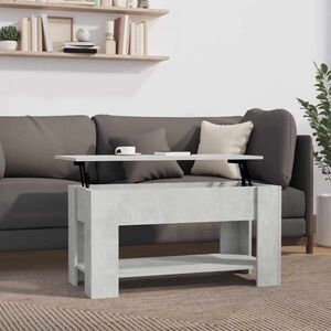 vidaXL Stolić za kavu boja betona 101x49x52 cm konstruirano drvo