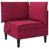 vidaXL Sofa s pohranom Vinska crvena Bar&scaron;un