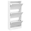 vidaXL Ormarić za cipele bijeli 60x21x125,5 cm od konstruiranog drva
