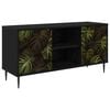 vidaXL TV ormar ELBURG 102 x 33 x 51 cm Crni hrast Konstruirano drvo