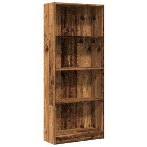vidaXL Regal za knjige boja starog drva 60x24x143 cm drveni