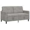 vidaXL Sofa s pohranom Svjetlosiva 152 x 78 x 87 cm Poliester