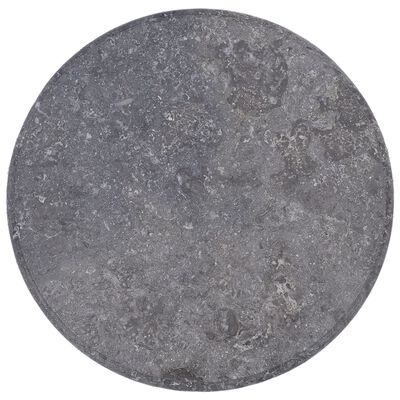 vidaXL Stolna ploča siva Ø 60 x 2,5 cm mramorna