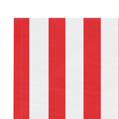 vidaXL Zamjenska tkanina za tendu crveno-bijela prugasta 4 x 3 m