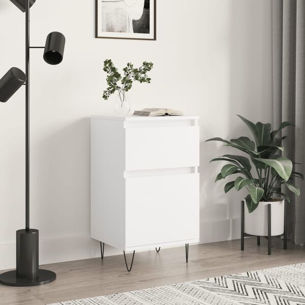 vidaXL Komoda bijela 40 x 35 x 70 cm od konstruiranog drva