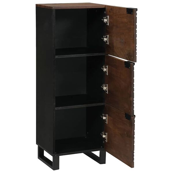 vidaXL Highboard Smeđa 40 x 33 x 110 cm masivno drvo manga