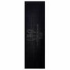 vidaXL Kuhinjski Tepih Pribor za jelo Crna 150 x 45 cm Bar&scaron;un