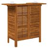 vidaXL Barski stol od masivnog bagremovog drva 110 x 50 x 105 cm
