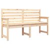 vidaXL Vrtna klupa 159,5 x 48 x 91,5 cm od masivne borovine