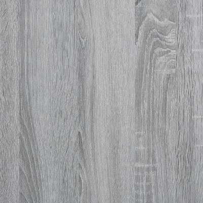 vidaXL Stolić za kavu siva boja hrasta 100x55x50 cm od drva i metala