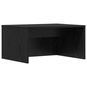 vidaXL Stol za zid Crni hrast Konstruirano drvo 60 x 45 x 30 cm
