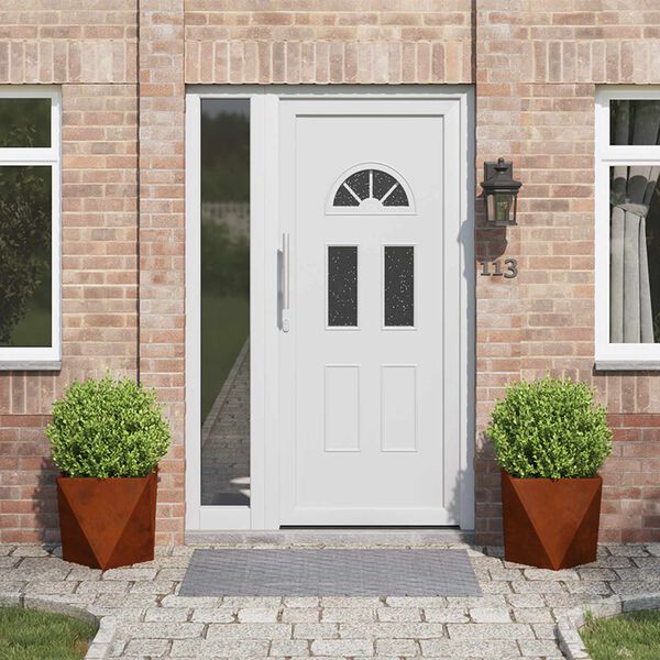 vidaXL Sadilica 2 pcs Rđa 40 x 40 x 40 cm