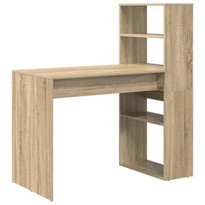 vidaXL Stol Sonoma hrast Konstruirano drvo 113 x 54 x 120 cm