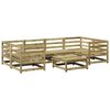 vidaXL 7-dijelni set vrtnih sofa od impregnirane borovine