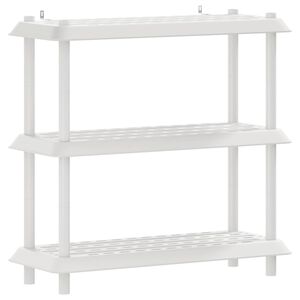 vidaXL Jedinca za police 3 razina 100 x 40 x 96 cm PP Bijela