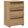 vidaXL Noćni ormarić Artisan hrast 40x35x62,5 cm izrađeno drvo