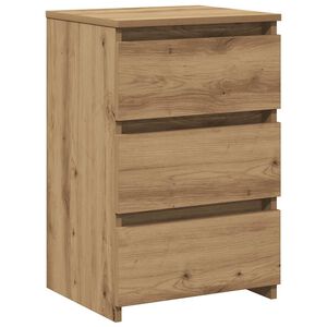 vidaXL Noćni ormarić Artisan hrast 40x35x62,5 cm izrađeno drvo