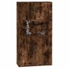 vidaXL Visoka komoda dimljeni hrast konstruiranog drva