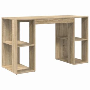 vidaXL Stol Sonoma hrast Konstruirano drvo 130 x 50.5 x 75 cm
