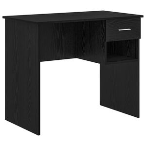 vidaXL Stol Crni hrast 90 x 49 x 75 cm Konstruirano drvo
