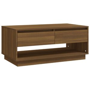 vidaXL Stolić za kavu boja hrasta 102,5 x 55 x 44 cm konstruirano drvo