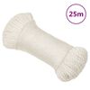 vidaXL Radno uže bijeli 3 mm 25 m od polipropilena