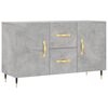 vidaXL Komoda siva boja betona 100x36x60 cm od konstruiranog drva