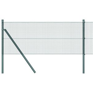 vidaXL Zavarena žičana ograda za fiksaciju 100 x 0,6 m Zelena Mreža