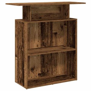 vidaXL Recepcijski stol staro drvo 100x40x104 cm konstruirano drvo