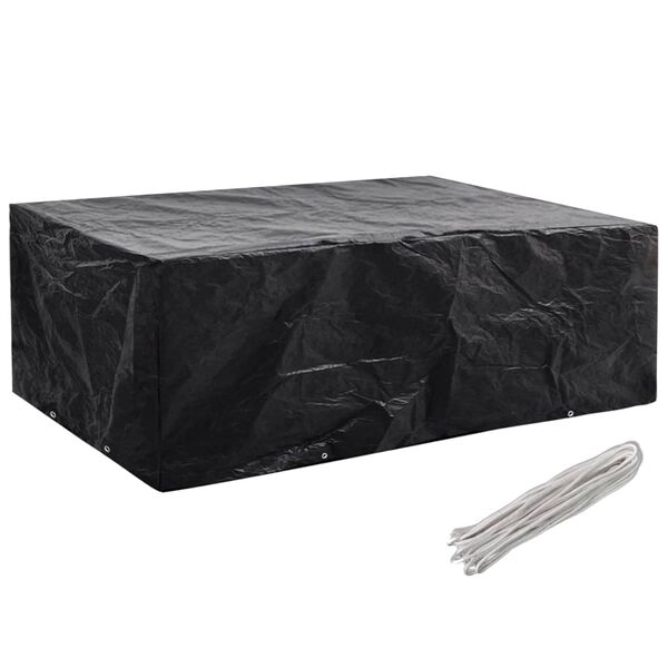 vidaXL Navlaka za vrtni namještaj s 8 ušica 242 x 162 x 100 cm