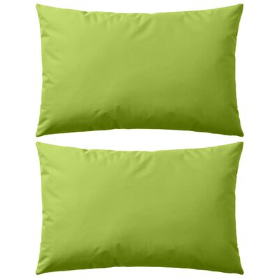 vidaXL Vrtni jastuci 2 kom 60 x 40 cm zeleni