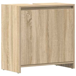 vidaXL Kupaonski ormarić boja hrasta 60 x 33 x 61 cm konstruirano drvo