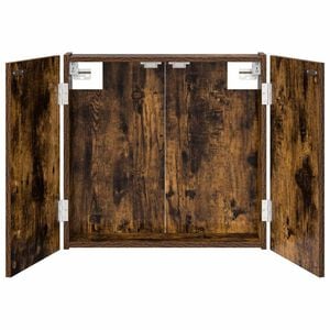 vidaXL Kabinet za mete Dimljeni hrast 56 x 12 x 53,5 cm