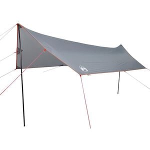 vidaXL Cerada za kampiranje siva i narančasta 460x305x210 cm vodootporna