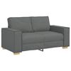 vidaXL Dvosjed Sofa Tamno siva 160x78x84 cm Tkanina