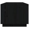 vidaXL Stolić za kavu crni 100 x 50 x 41 cm od masivne borovine