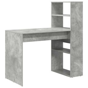 vidaXL Stol Betonski sivi Konstruirano drvo 113 x 54 x 120 cm