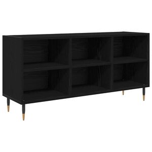 vidaXL TV ormar 103,5 x 30 x 50 cm Crni hrast Konstruirano drvo