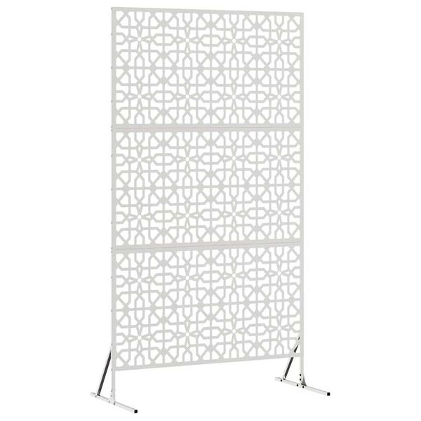 vidaXL Zaslon za privatnost Siva 100 x 50 x 180 cm Čelik