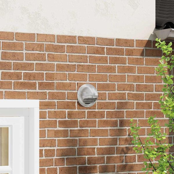 vidaXL Pokrov ventilacije 8 pcs Srebrno 150 mm Nehrđajući čelik