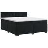 vidaXL Boxspring krevet s madracem Crna 180 x 200 cm Bar&scaron;un