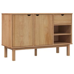 vidaXL Komoda 114 x 43 x 73,5 cm od masivne borovine