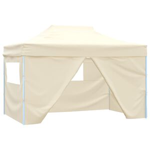 vidaXL &Scaron;ator za zabave 291 x 431 x 315 cm Krem Oxford tkanina