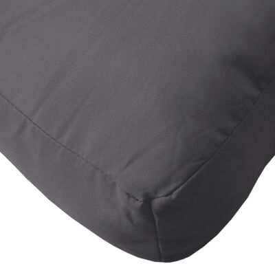vidaXL Paletni podni jastuk od tkanine 60 x 60 x 6 cm antracit